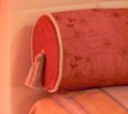 cuscino tondo - particolare